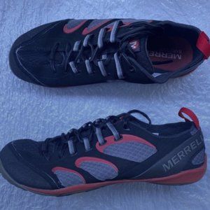 Merrell Men’s Trail Glove 5 Hiking Barefoot Shoes Black Vibram Sz 9.5